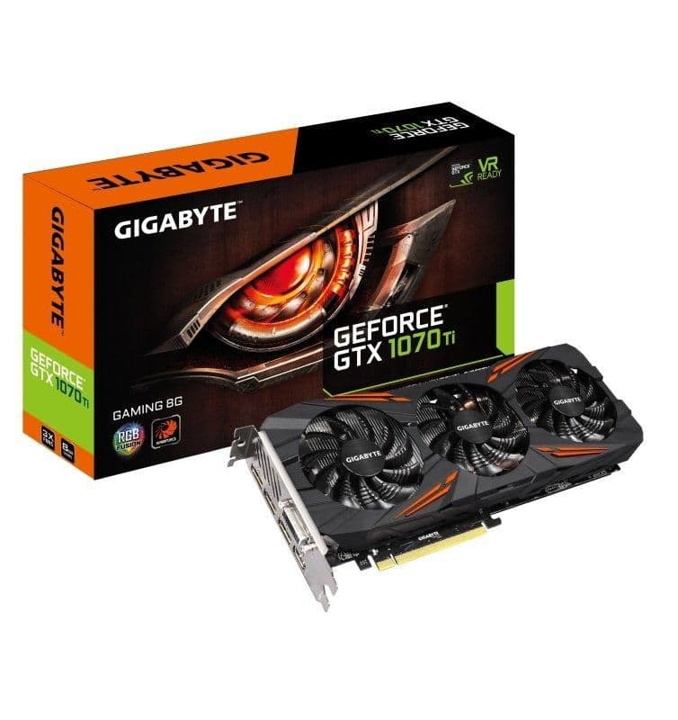 Gigabyte GeForce GTX 1070 Ti GAMING OC 8GB GDDR5 Black / Orange image