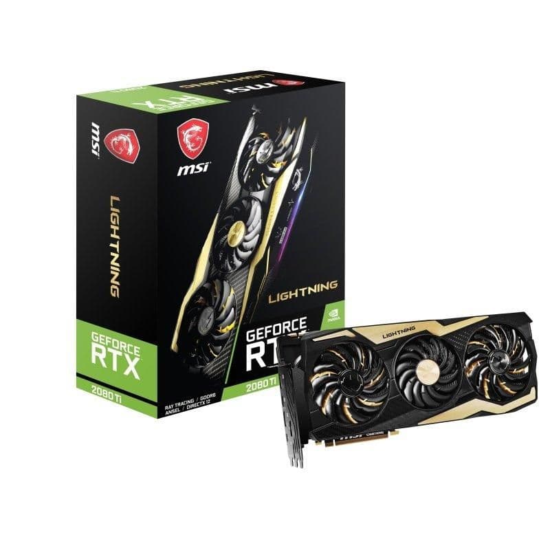 MSI LIGHTNING Z GeForce RTX 2080 Ti 11GB GDDR6 Black / Gold image