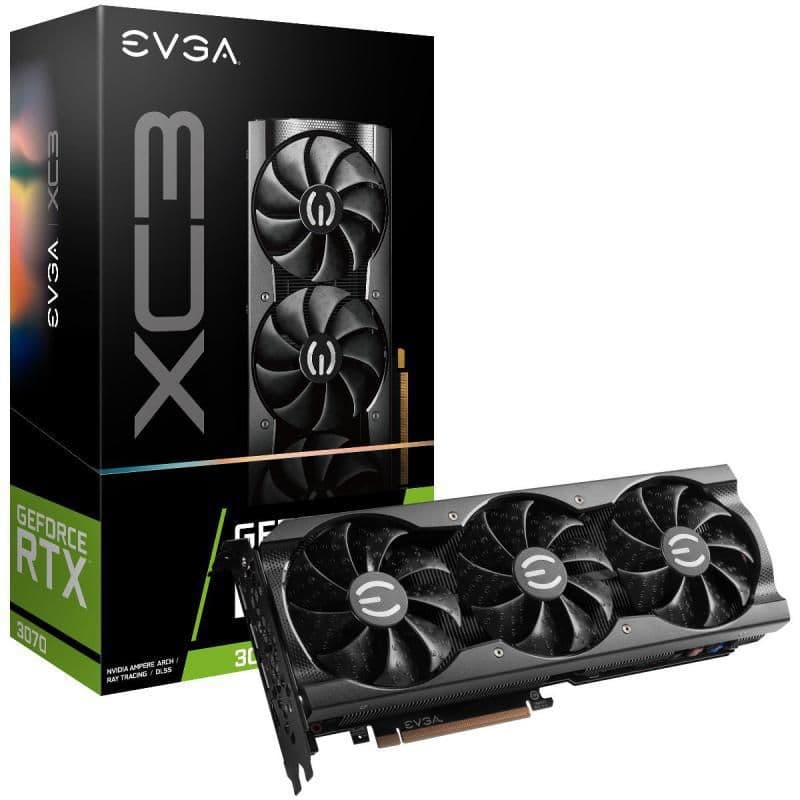 EVGA XC3 GAMING GeForce RTX 3070 8GB GDDR6 Black / Silver main image
