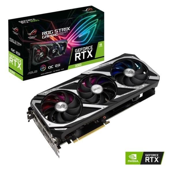 Asus ROG STRIX GAMING OC GeForce RTX 3060 12GB 12 GB image