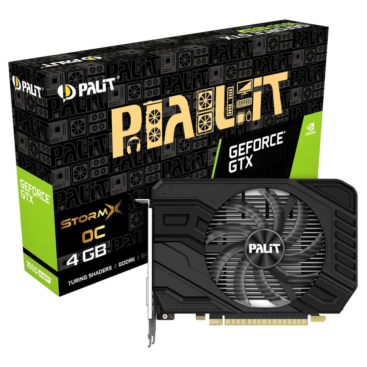 Palit StormX OC GeForce GTX 1650 SUPER 4GB GDDR6 Black main image