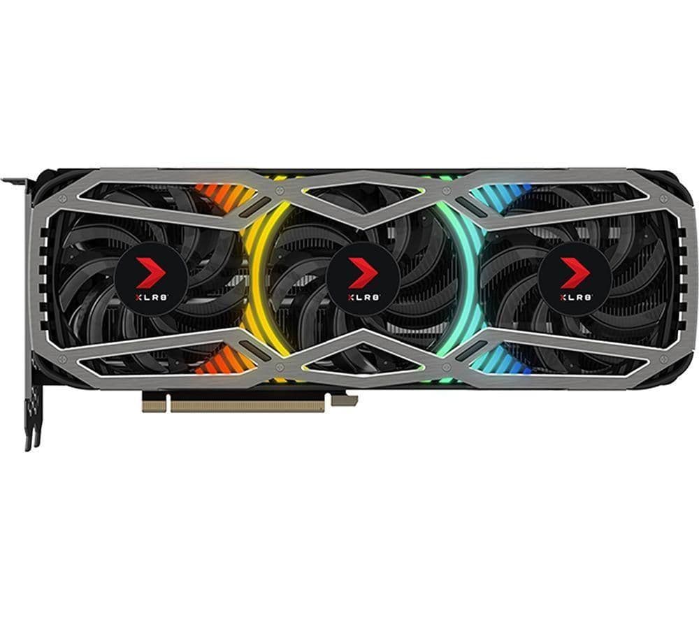 PNY XLR8 Gaming REVEL EPIC-X RGB GeForce RTX 3070 Ti 8GB GDDR6X Black / Silver main image