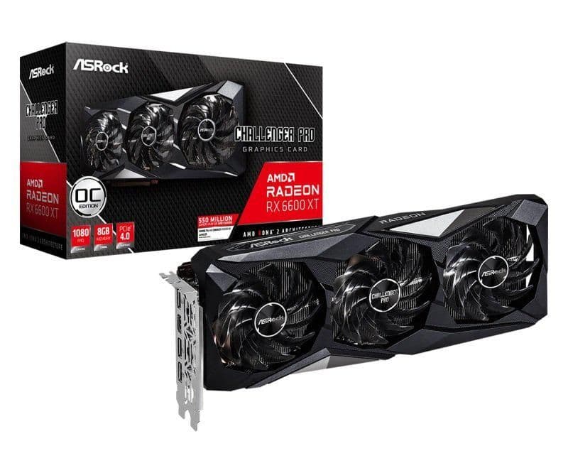 ASRock Challenger Pro OC Radeon RX 6600 XT 8 GB image