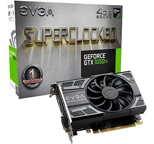 EVGA SC GAMING ACX 2.0 GeForce GTX 1050 Ti 4GB GDDR5 Black image