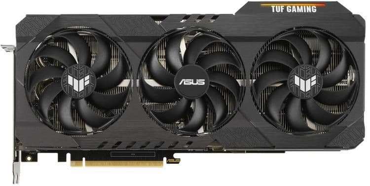 Asus TUF GAMING OC GeForce RTX 3070 Ti 8GB GDDR6X Black / Silver main image