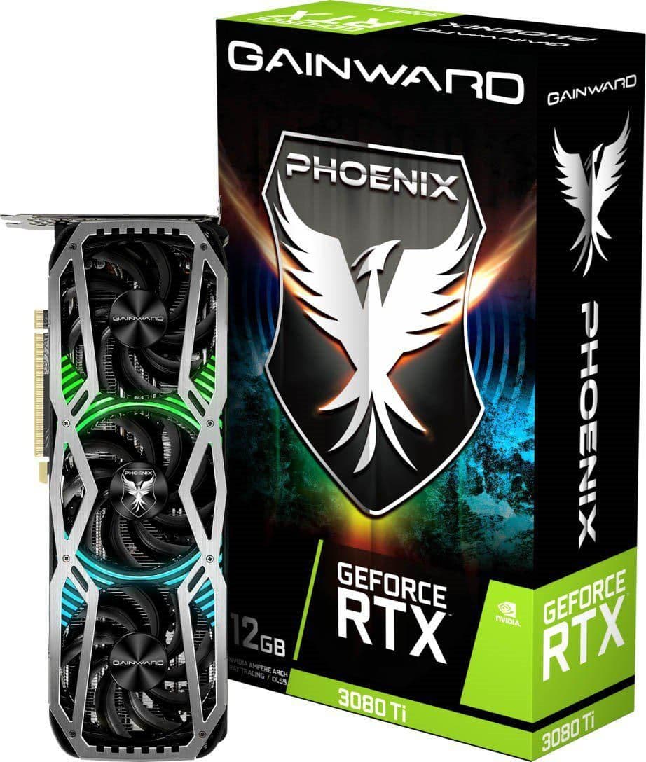 Gainward Phoenix GeForce RTX 3080 Ti 12GB GDDR6X Silver / Black image