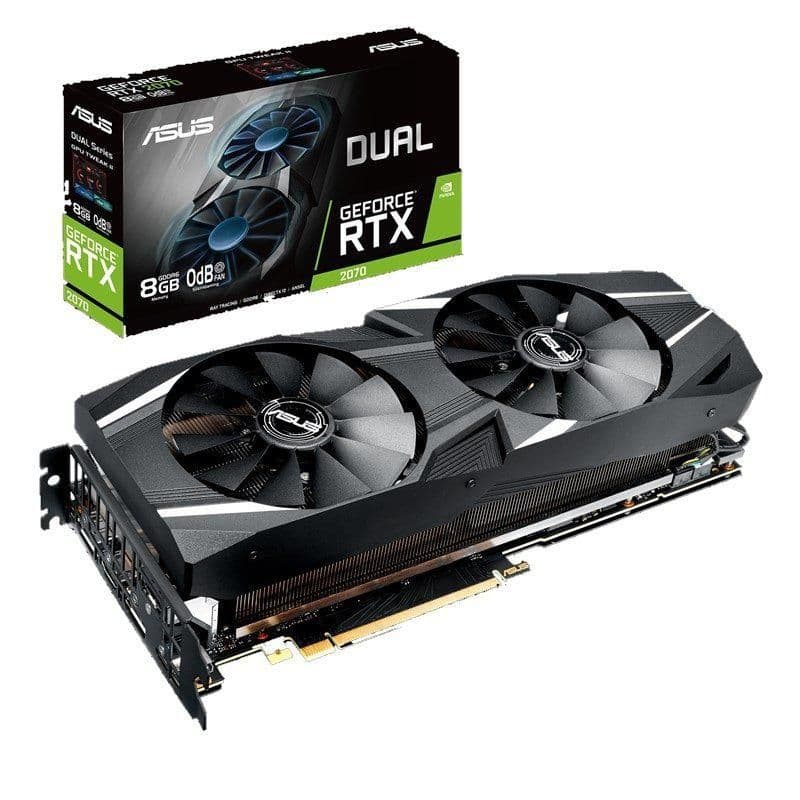 Asus DUAL GeForce RTX 2070 8GB GDDR6 Black / White main image
