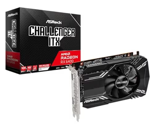 ASRock AMD Radeon RX 6400 Challenger ITX 4GB GDDR6 main image