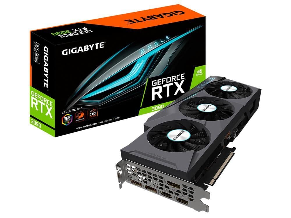 Gigabyte GeForce RTX 3090 EAGLE OC 24GB GDDR6X Black image