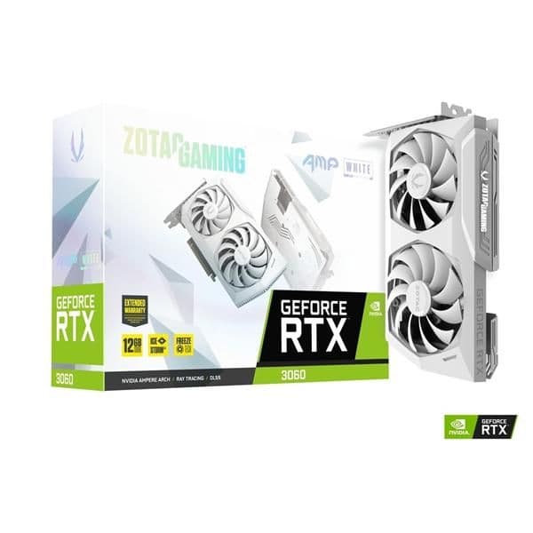 Zotac GAMING AMP GeForce RTX 3060 12GB GDDR6 White main image