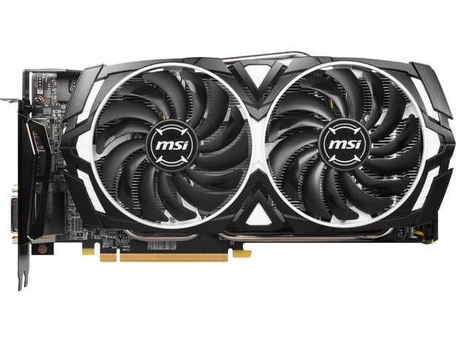 MSI ARMOR X Radeon RX 580 8GB GDDR5 Silver / Black image