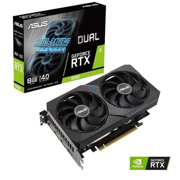 Asus DUAL GeForce RTX 3050 8GB GDDR6 Black image