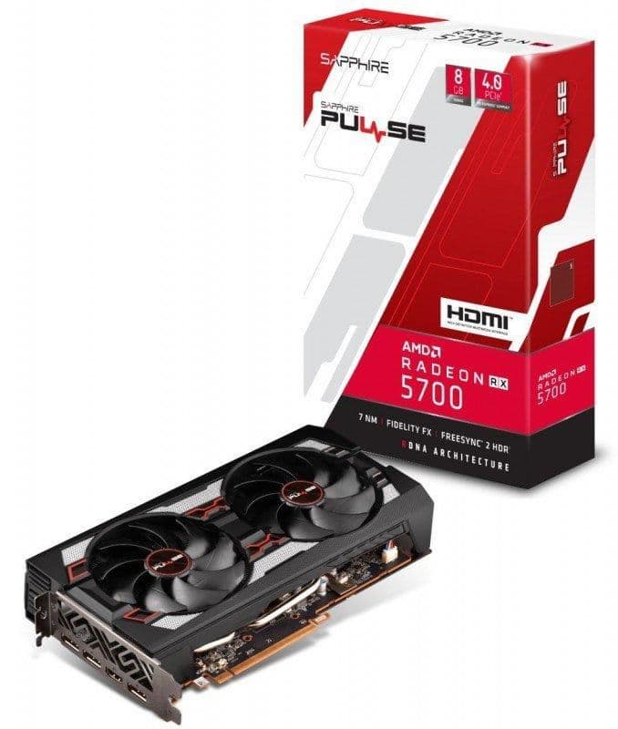 Sapphire PULSE Radeon RX 5700 8GB GDDR6 Black / Red main image