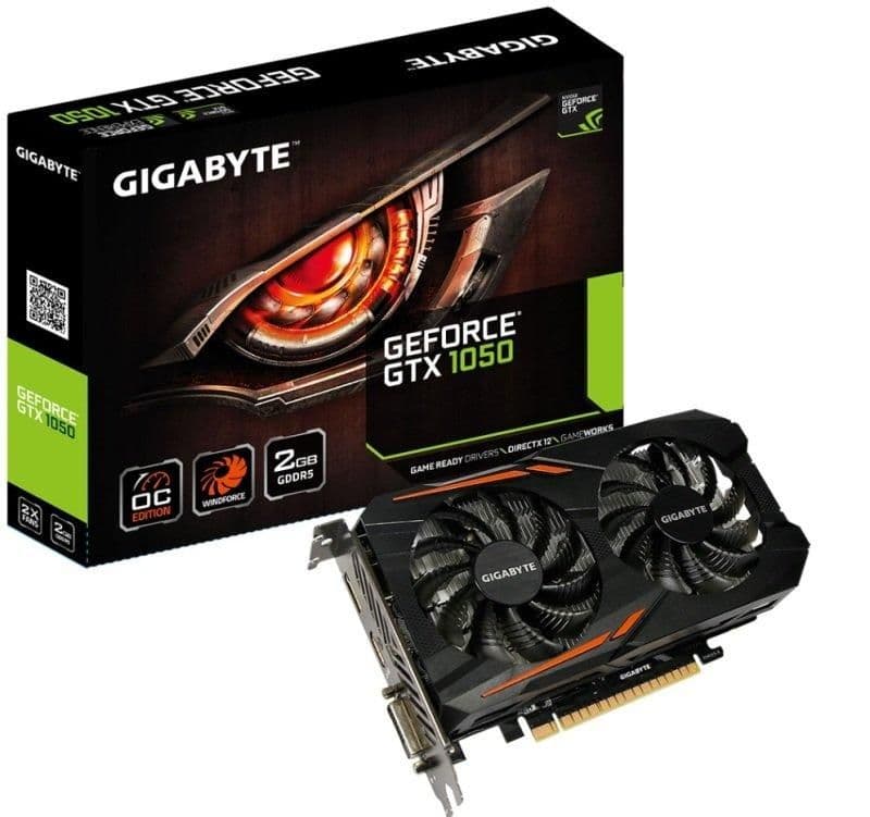 Gigabyte OC GeForce GTX 1050 2GB GDDR5 Black / Orange main image