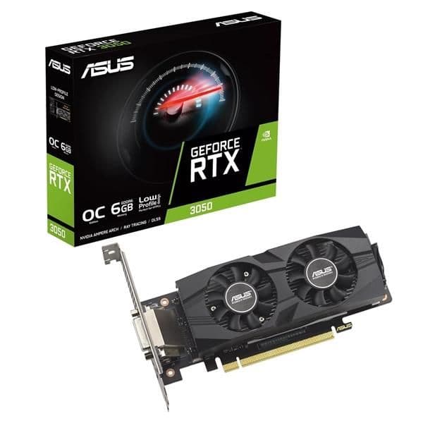 Asus LP BRK OC GeForce RTX 3050 6GB GDDR6 Black main image