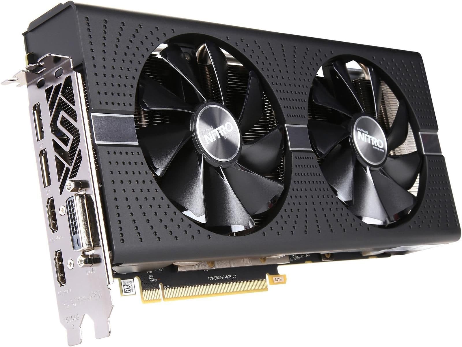 Sapphire Radeon RX 580 NITRO+ 4GB GDDR5 Black / Silver image