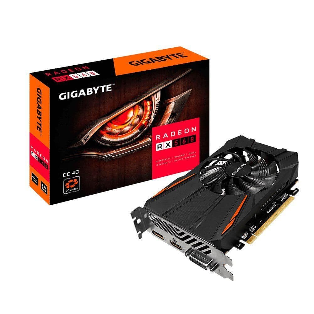 Gigabyte OC Radeon RX 560 - 896 4GB GDDR5 Black / Orange main image