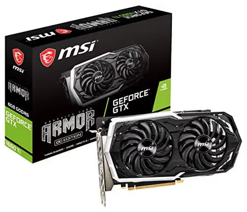 MSI ARMOR OC GeForce GTX 1660 Ti 6GB GDDR6 Black / White image