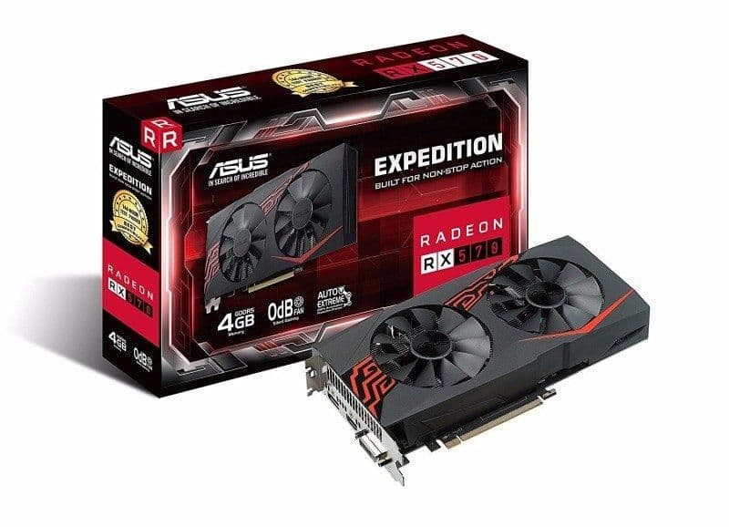 Asus Expedition Radeon RX 570 4GB GDDR5 Black / Red main image