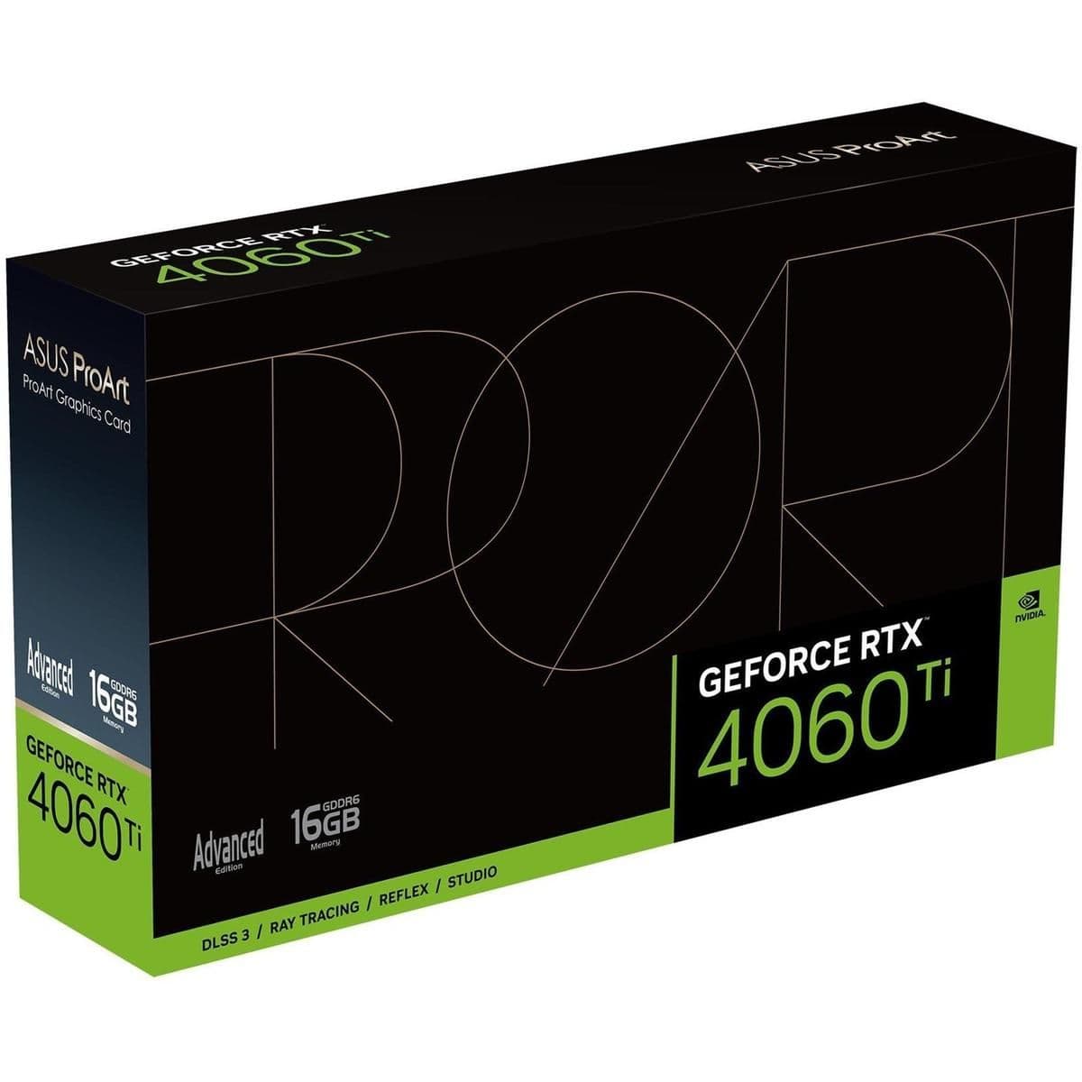 Asus ProArt Advanced GeForce RTX 4060 Ti 16GB GDDR6 Black / Gold main image