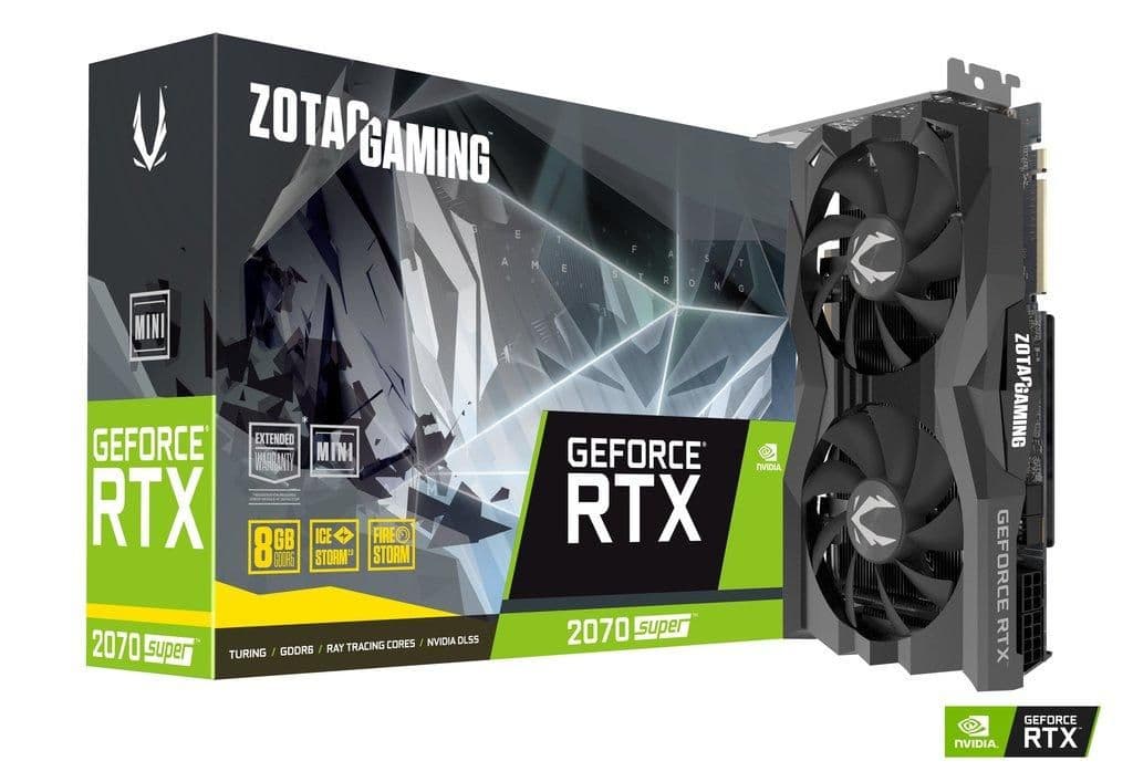 Zotac GeForce RTX 2070 SUPER MINI 8GB GDDR6 Black image