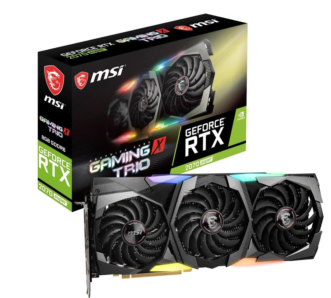 MSI Gaming X Trio GeForce RTX 2070 SUPER 8GB GDDR6 Black image