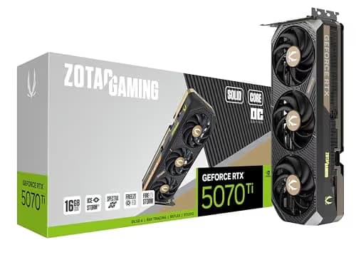 Zotac GAMING SOLID CORE OC GeForce RTX 5070 Ti 16GB GDDR7 image