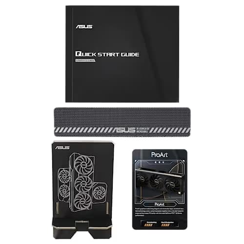Asus ProArt OC GeForce RTX 4070 SUPER 12GB GDDR6X Black Gold image