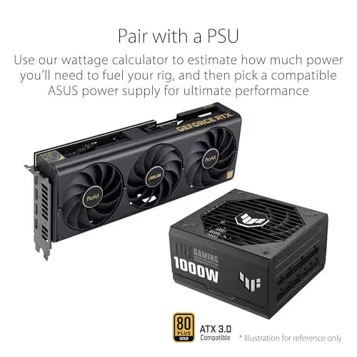 Asus ProArt OC GeForce RTX 4070 SUPER 12GB GDDR6X Black Gold image