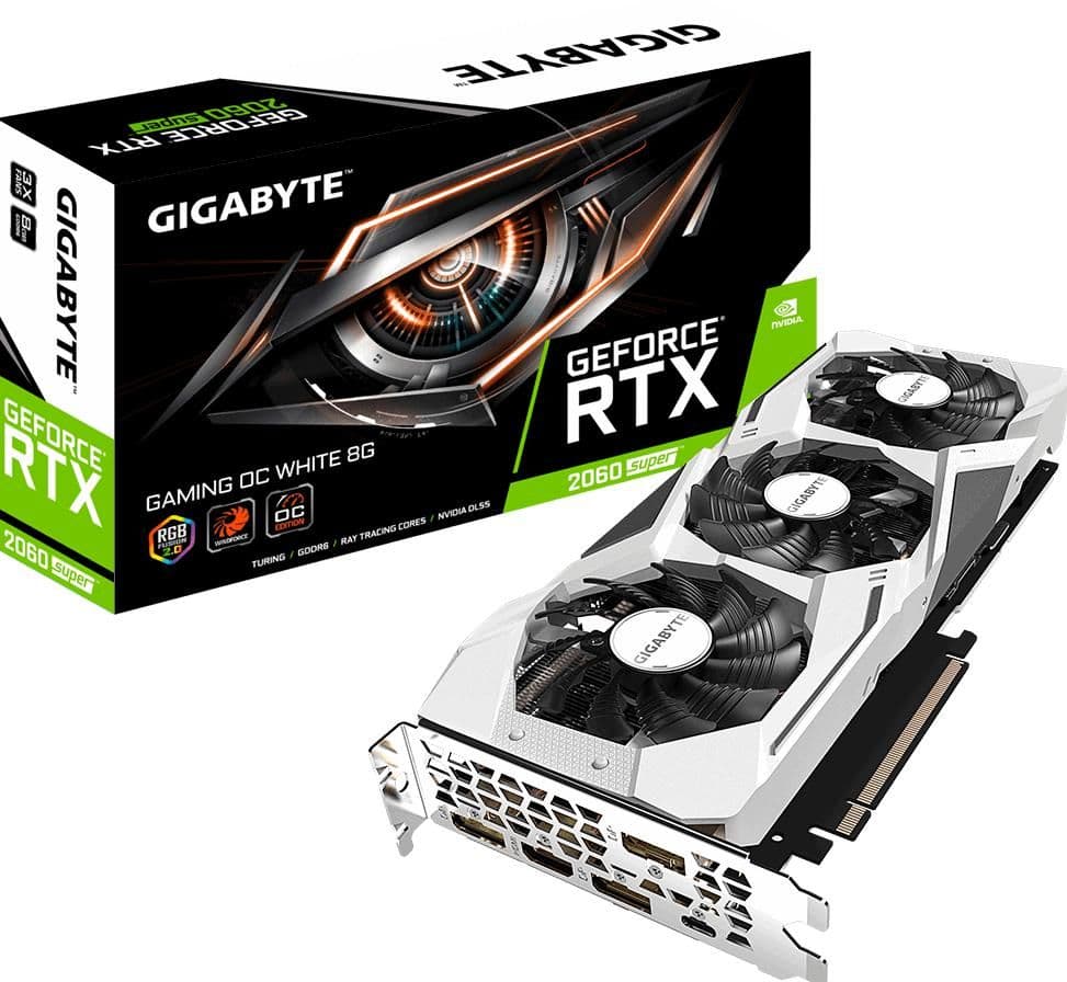 Gigabyte GeForce RTX 2060 SUPER GAMING OC WHITE 8GB GDDR6 White image