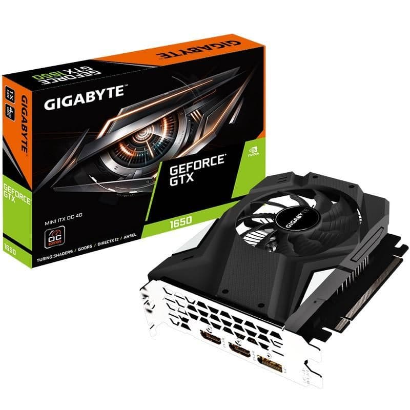 Gigabyte MINI ITX OC GeForce GTX 1650 G5 4GB GDDR5 Black / Silver image