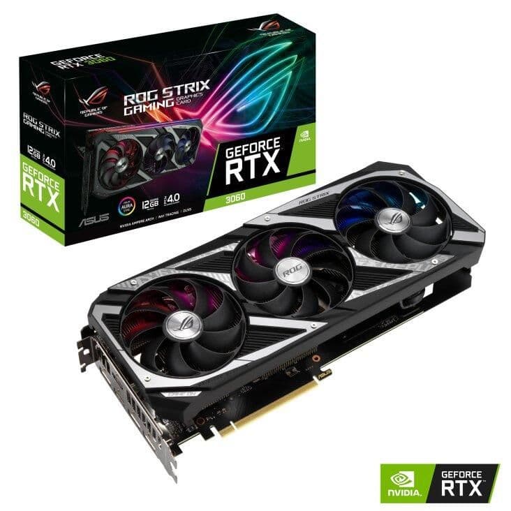 Asus ROG STRIX GAMING OC V2 GeForce RTX 3060 12GB 12 GB main image