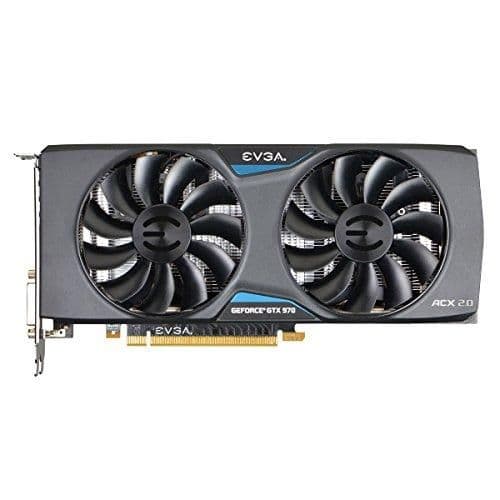 EVGA Superclocked ACX 2.0 GeForce GTX 970 4GB GDDR5 Black / Blue image
