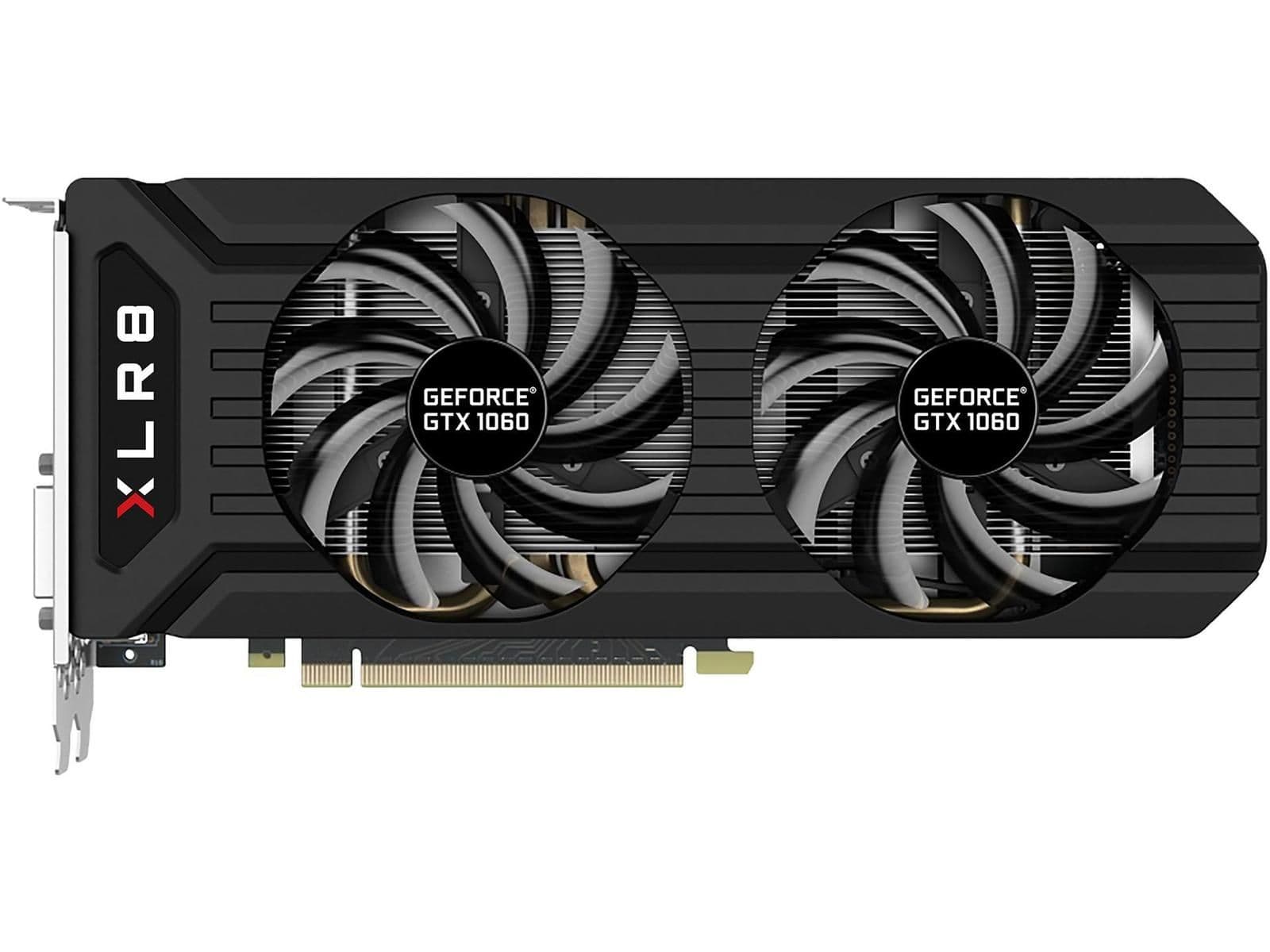PNY GeForce GTX 1060 6GB XLR8 Gaming Overclocked Edition 6GB GDDR5 Black image
