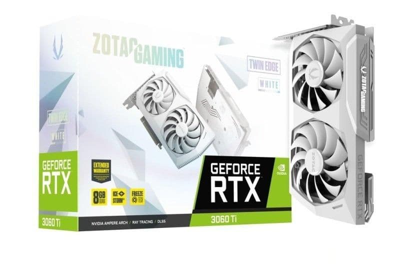 Zotac GAMING Twin Edge GeForce RTX 3060 Ti 8GB GDDR6X White main image
