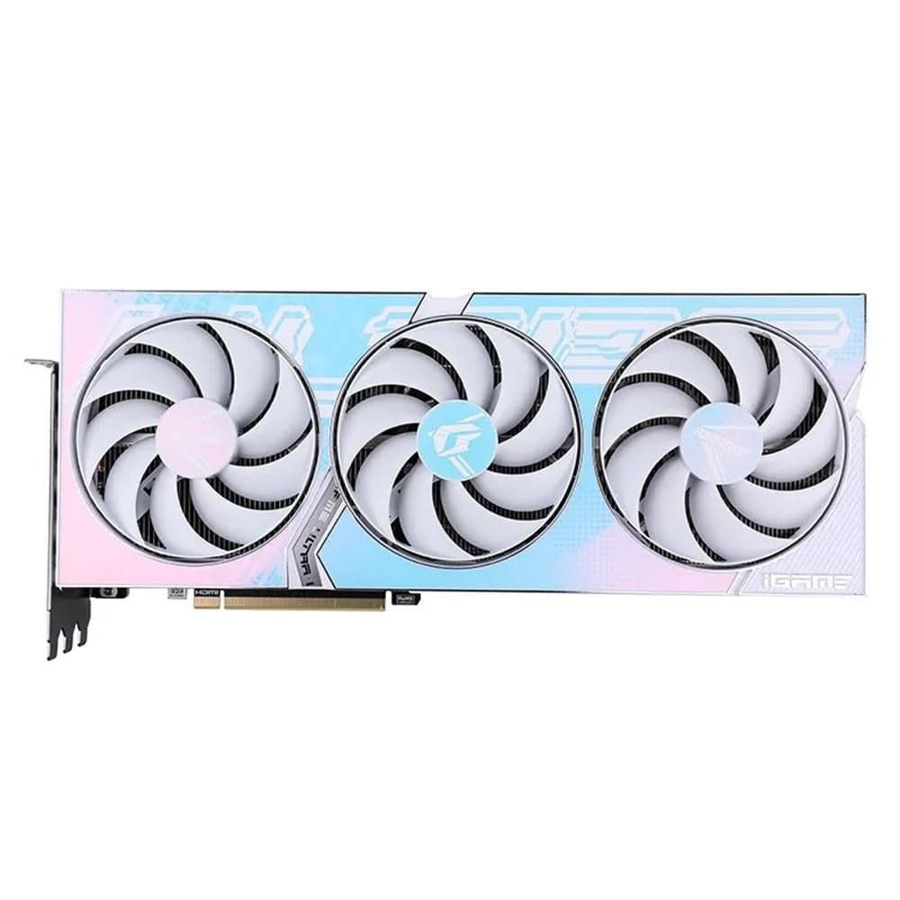 Colorful iGame Ultra W OC-V GeForce RTX 4070 Ti 12GB GDDR6X Silver / Blue main image