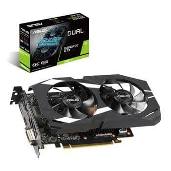 Asus DUAL OC GeForce GTX 1660 Ti 6GB GDDR6 Black / White image