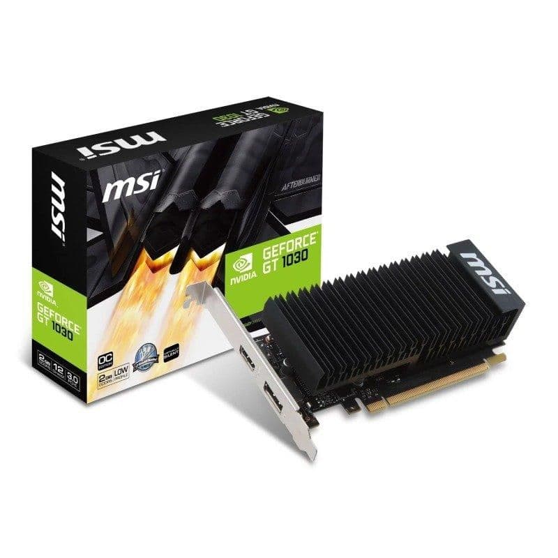 MSI GT 1030 LP OC Black GeForce GT 1030 2GB GDDR5 Black main image