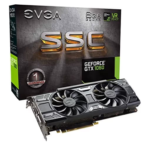 EVGA SSC GAMING GeForce GTX 1060 6GB GDDR5 Black image