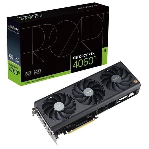 Asus ProArt Black / Gold GeForce RTX 4060 Ti 16GB GDDR6 Black / Gold image