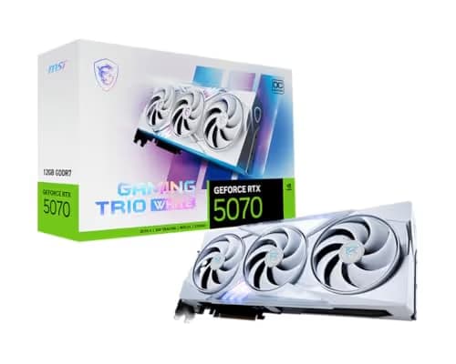 MSI GeForce RTX 5070 12G GAMING TRIO OC WHITE GDDR7 main image