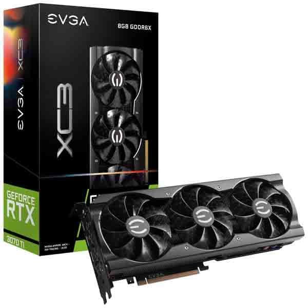 EVGA XC3 GAMING GeForce RTX 3070 Ti 8GB GDDR6X Black main image