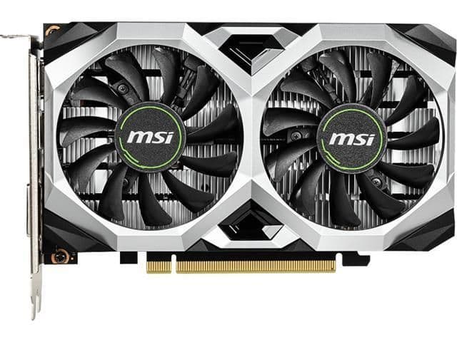 MSI GeForce GTX 1650 G6 D6 VENTUS XS 4GB GDDR6 Black / Silver main image