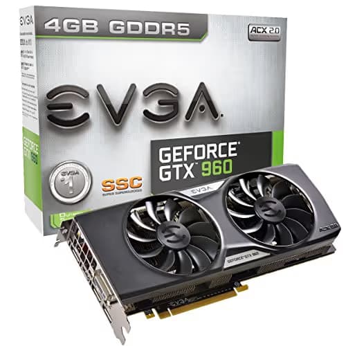 EVGA SSC ACX 2.0+ GeForce GTX 960 4GB GDDR5 Black / Silver main image