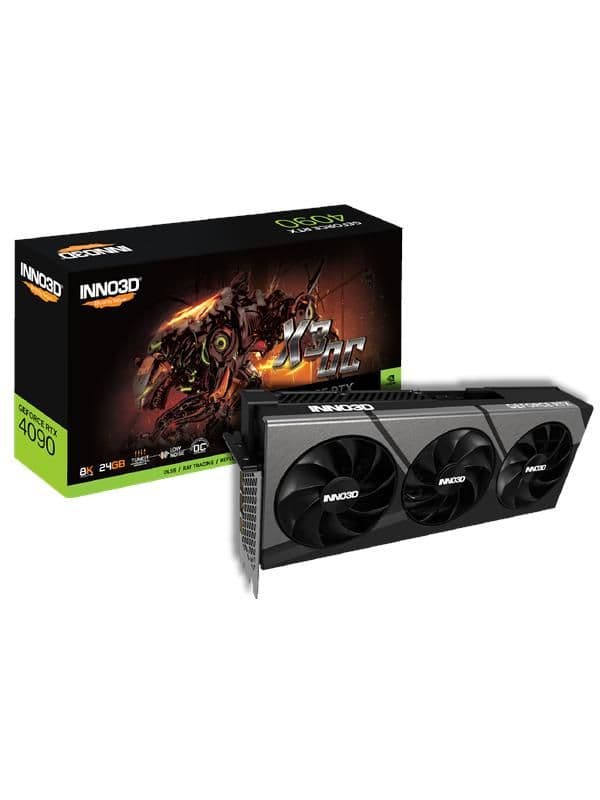 Inno3D X3 OC GeForce RTX 4090 24GB GDDR6X Black image