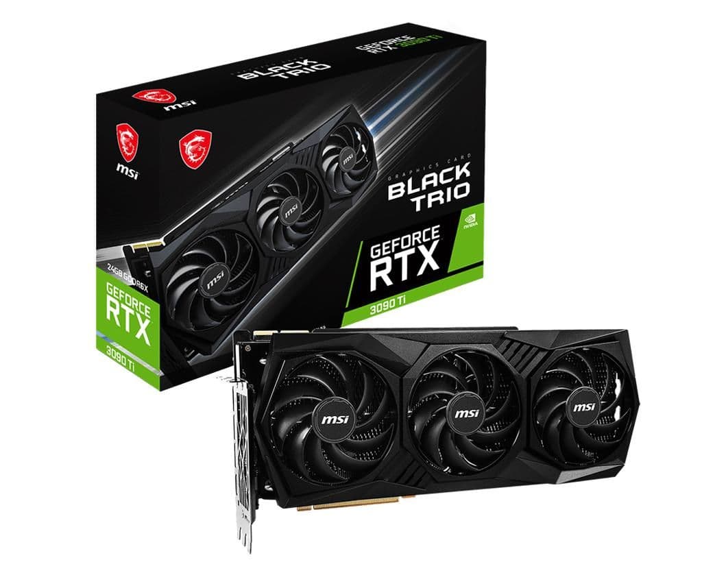 MSI BLACK TRIO GeForce RTX 3090 Ti 24GB GDDR6X Black main image