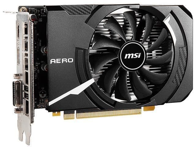 MSI D6 AERO ITX OC GeForce GTX 1650 G6 4GB GDDR6 Black / White main image