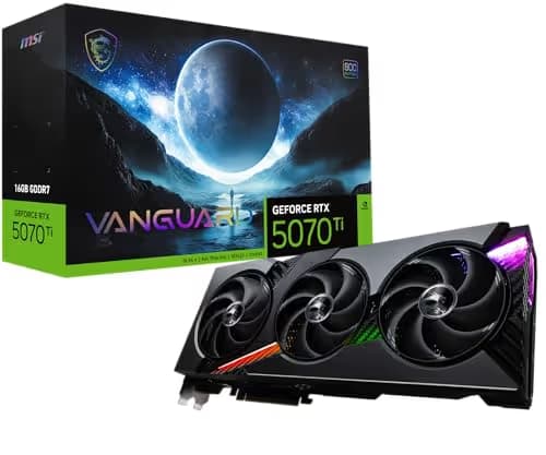 MSI VANGUARD SOC GeForce RTX 5070 Ti 16GB GDDR7 main image