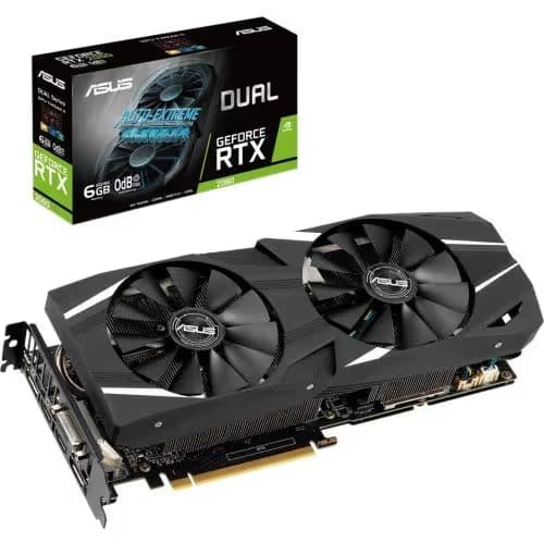 Asus DUAL GeForce RTX 2060 6GB GDDR6 Black / Silver main image
