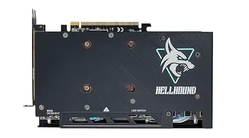 PowerColor Hellhound OC Radeon RX 7600 XT 16GB GDDR6 Black image